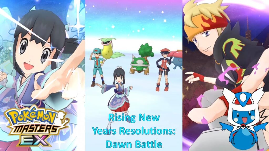 Pokemon Masters EX:  Rising New Years Resolutions - Dawn Battle