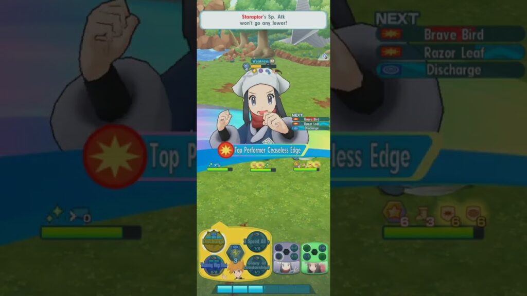 Pokemon Masters EX - Darach's Daring Wings clear with NC Blue, Akari, and SS Leaf