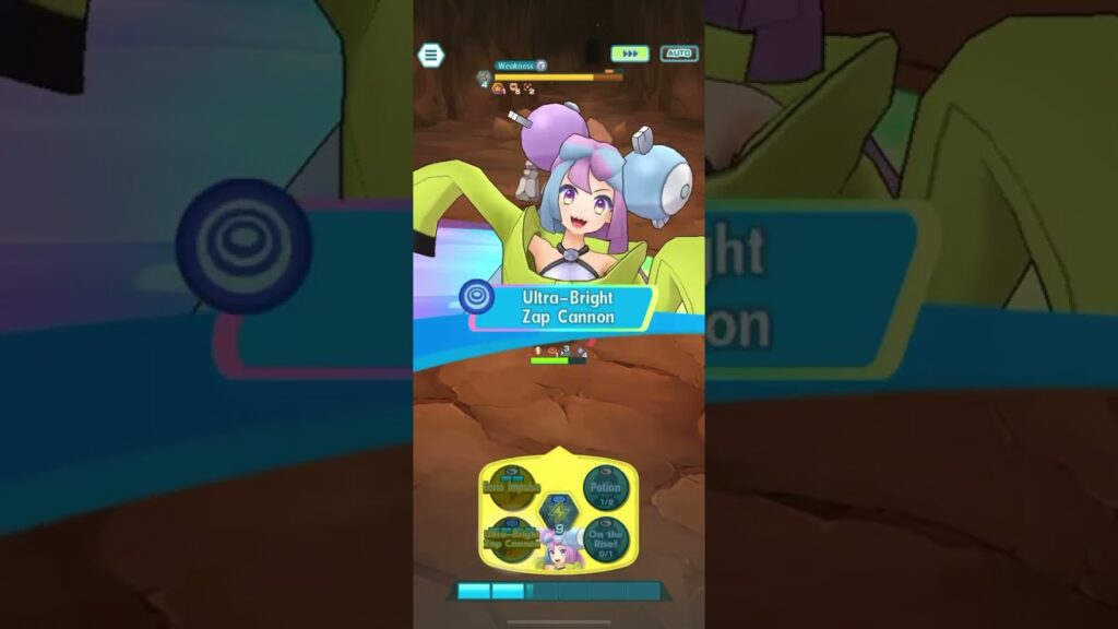 Iono (Paldea Gym Leader.) & Bellibolt Solo Regirock Legendary Arena [Pokemon Masters Ex