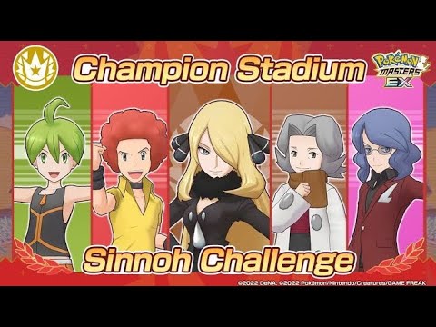 Sinnoh Champiom Stadium 15,000 pts - Semana 2 - Pokemon Masters Ex Gameplay