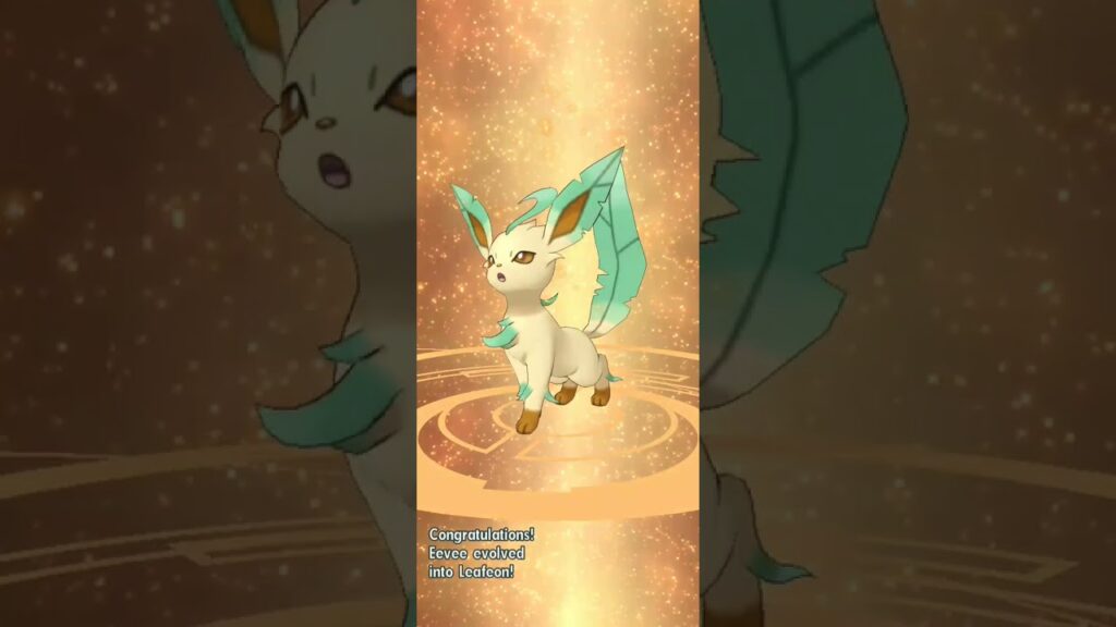 Eevee Evolved into Leafeon | Pokemon Masters Ex