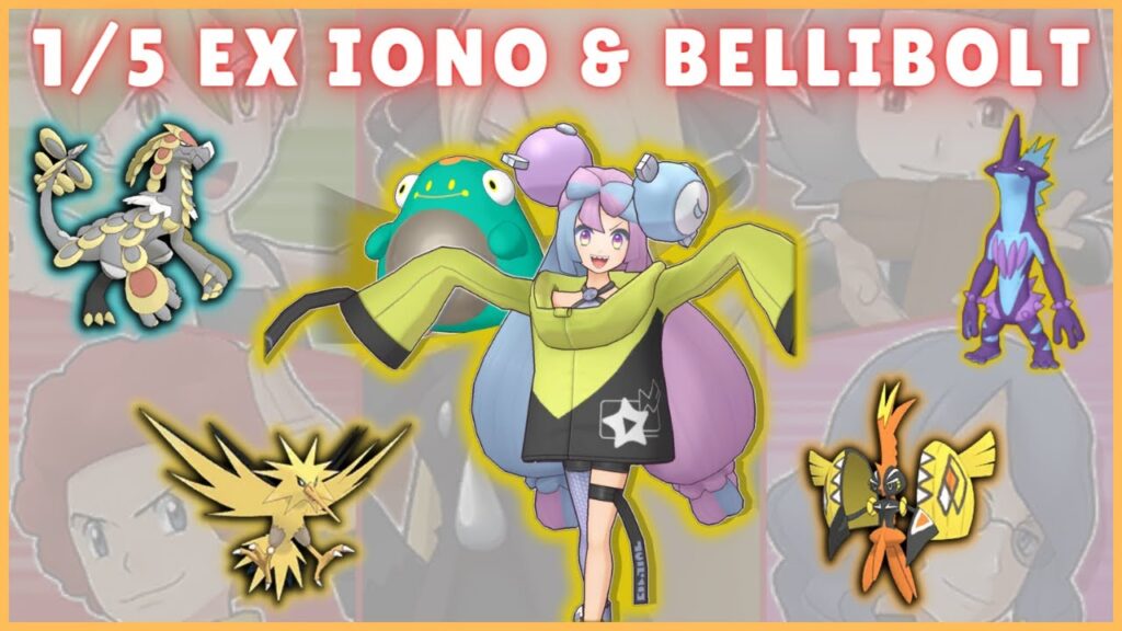 THE ULTIMATE IONO & BELLIBOLT SHOWCASE! 1/5 EX Vs CS Master Mode 3k Points | Pokemon Masters EX