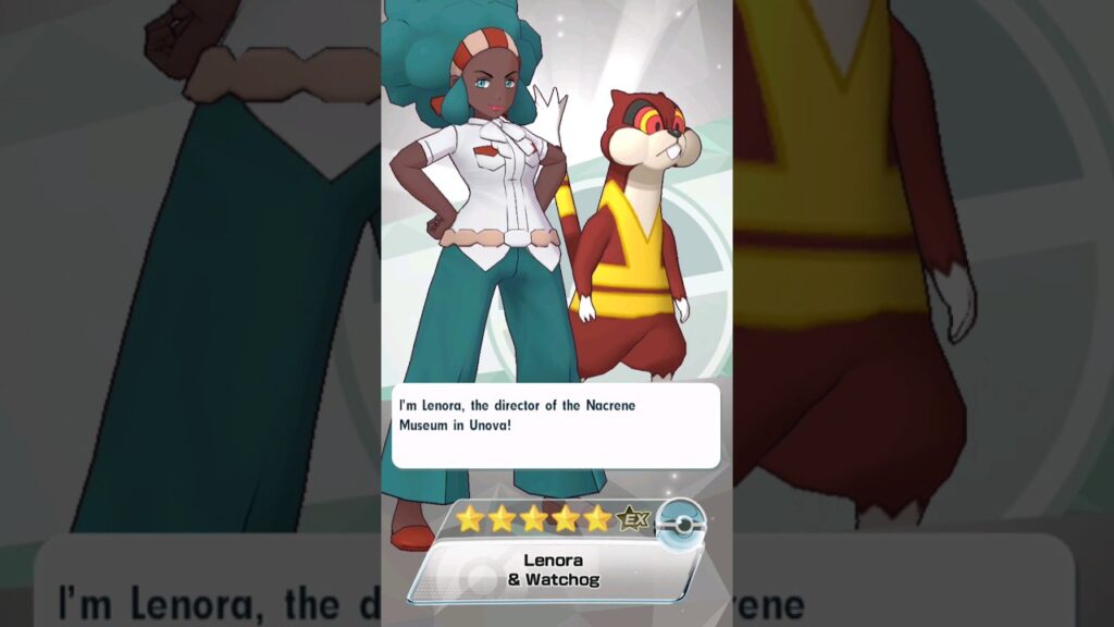 5* Lenora Watchog 1/5! Pokemon Masters EX New Unova General Pool 5* Support Unit Gacha Scout