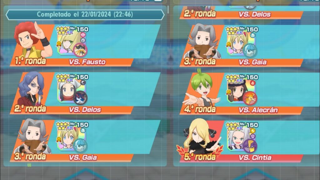 E4 Sinnoh 1vs3 15.000pts (Semana 178) -Pokemon Masters EX-