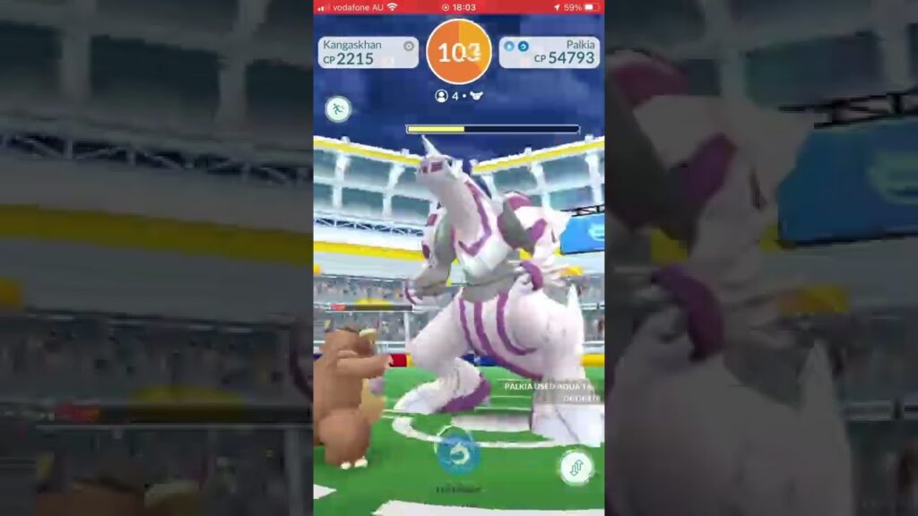 Can I Beat PALKIA Fast Enough?! #pokemongo #shorts