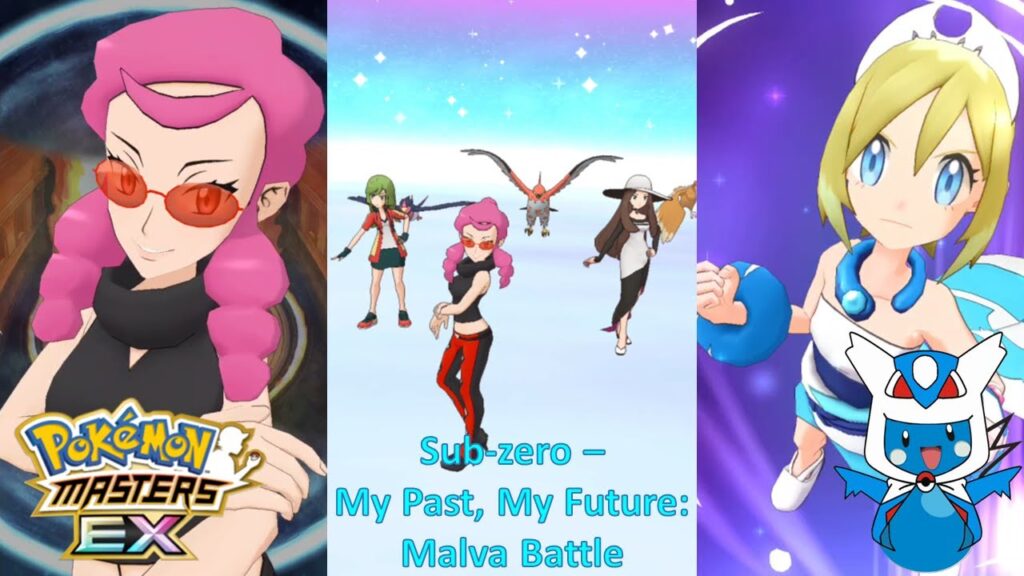 Pokemon Masters EX:  Sub-zero - My Past, My Future - Malva Battle