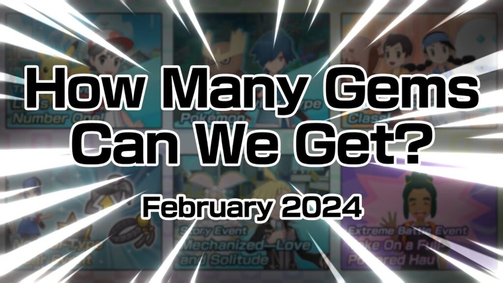 [Pokemon Masters EX] HOW MANY GEMS CAN WE GET? (February 2024)