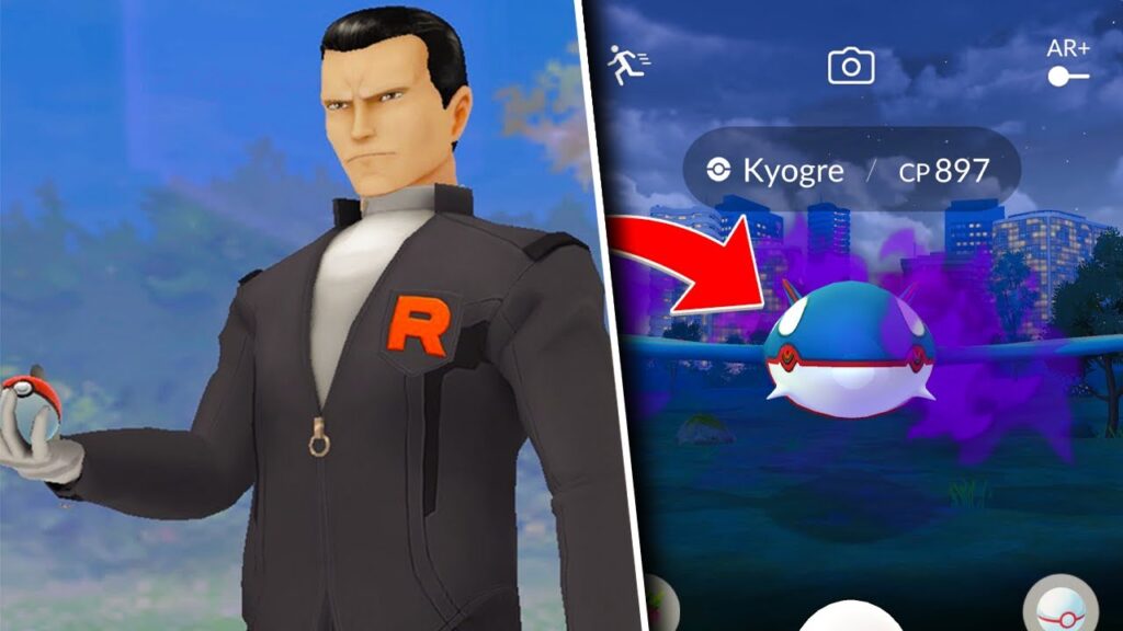 HOW TO CATCH SHADOW KYOGRE IN POKEMON GO! Defeat Giovanni Tutorial / Taken Treasures Event