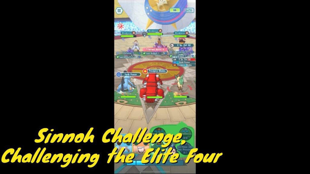 Pokemon Masters EX:Sinnoh Challenge, Challenging the Elite Four