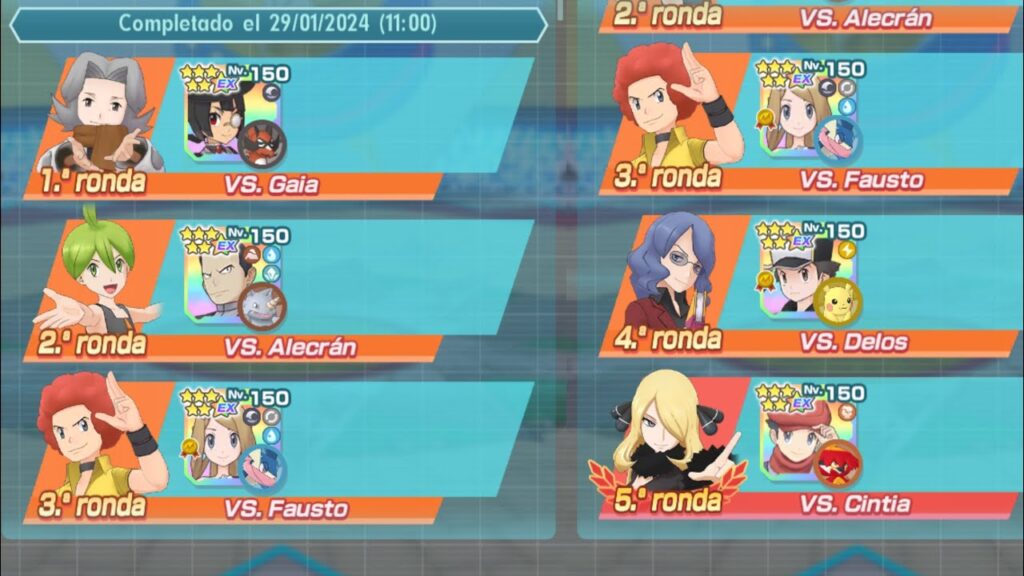 E4 Sinnoh 1vs3 15.000pts (Semana 179) -Pokemon Masters EX-