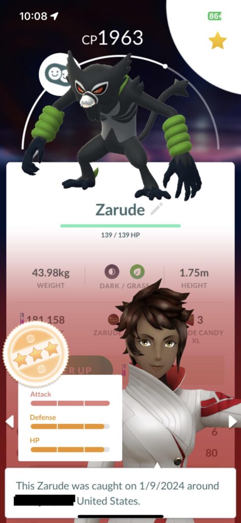 Got my Zarude today