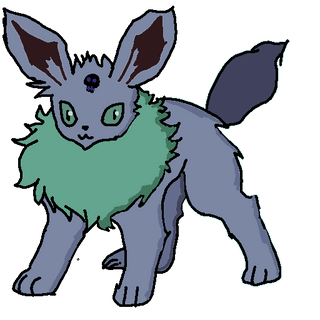 Meet Spiriteon. Evolves from Eevee by feeding it *Brick Candy* (Or accidentally throwing an actual brick at it.)