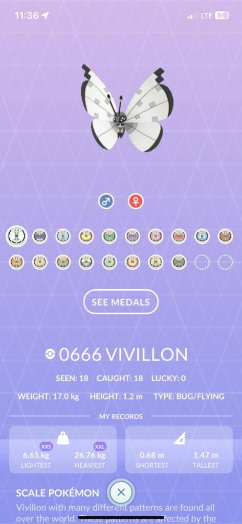 Vivillon Collection Completed
