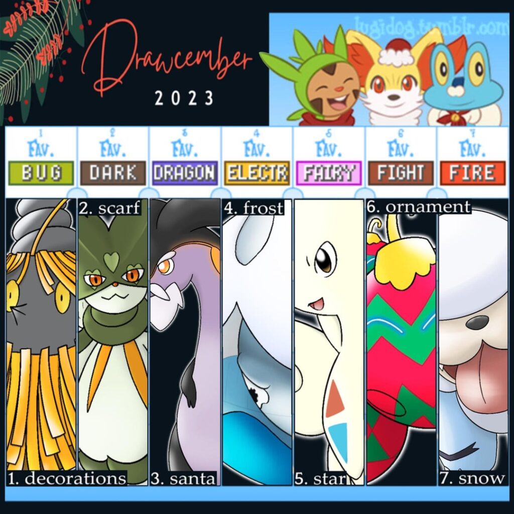 Week 1 December prompts that I missed