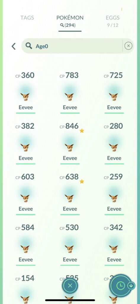 Didn’t catch a shiny Eevee today? 0/294 to make you feel better