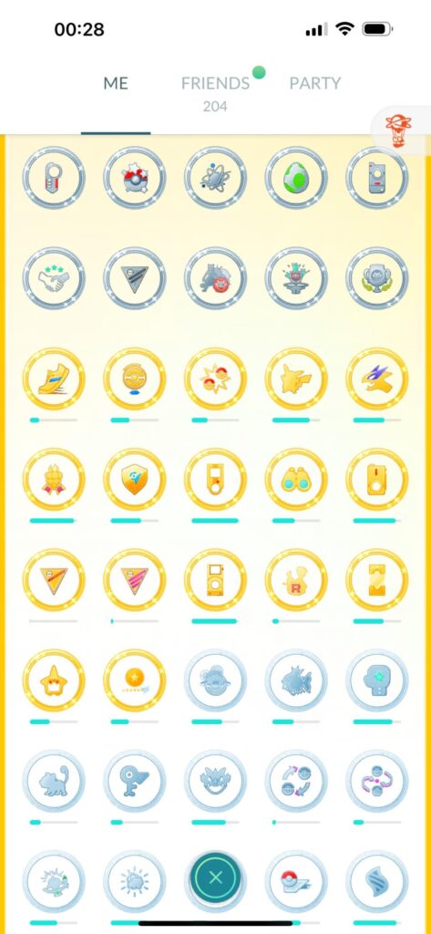 I’ve gained too much XP from friendship and raids. Which badges should I focus on for the 35 Platinum badges task?