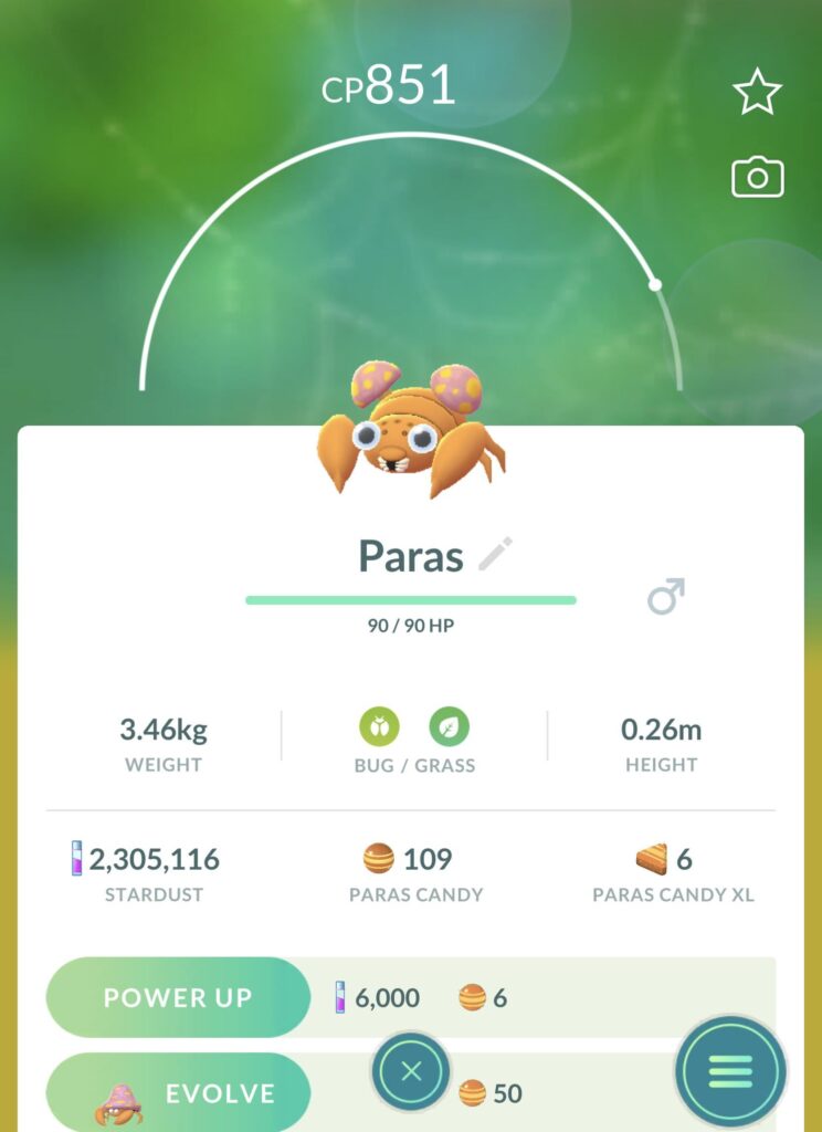 Paras is ready for Rowlet Community Day