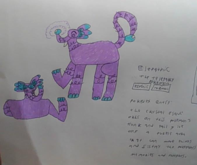 Psychic Type Elephant Pokemon~ Elepathic