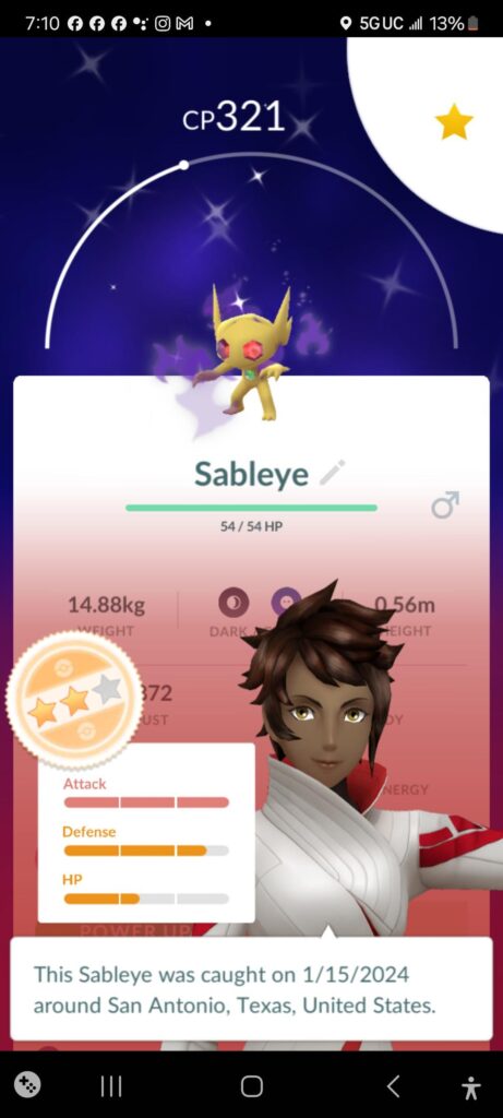 Dark Shiny Sableye