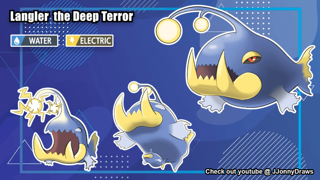 Made a new Chinchou evolution based on Anglerfish