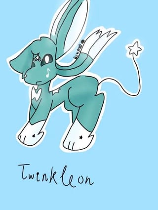 What are those strange lights? Let's find out.. turns out it's Twinkleon! the final Souleon brother! (Eeveelution)