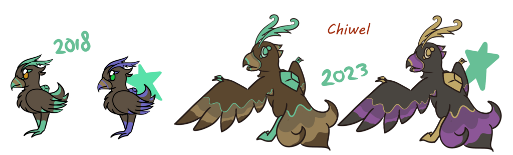 Redrew an old fakemon. Not sure if the design improved but the pose sure did!