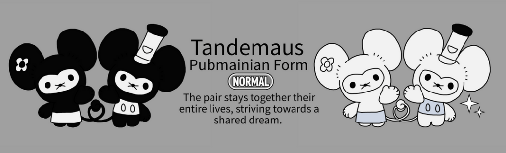 I made a regional form of Tandemaus since Steamboat Willie is in the public domain (and because Tandemaus is vastly unappreciated).