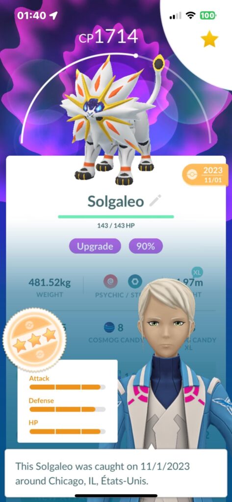 Should I get this solgaleo to lvl 40? Or will I ever get better ivs for it? I have a few other Pokémon that I want to level but just have enough rare candy to get it.