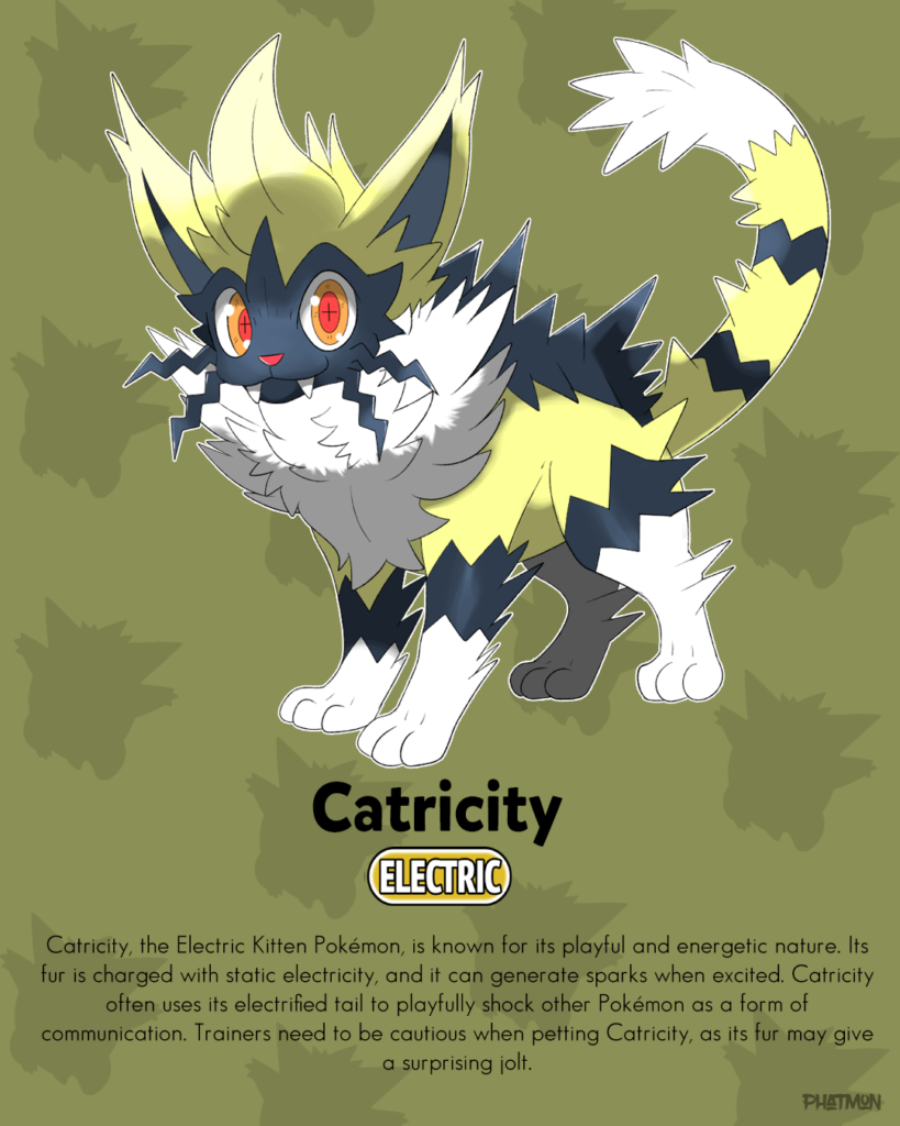 Catricity - The Electric Kitten Pokemon