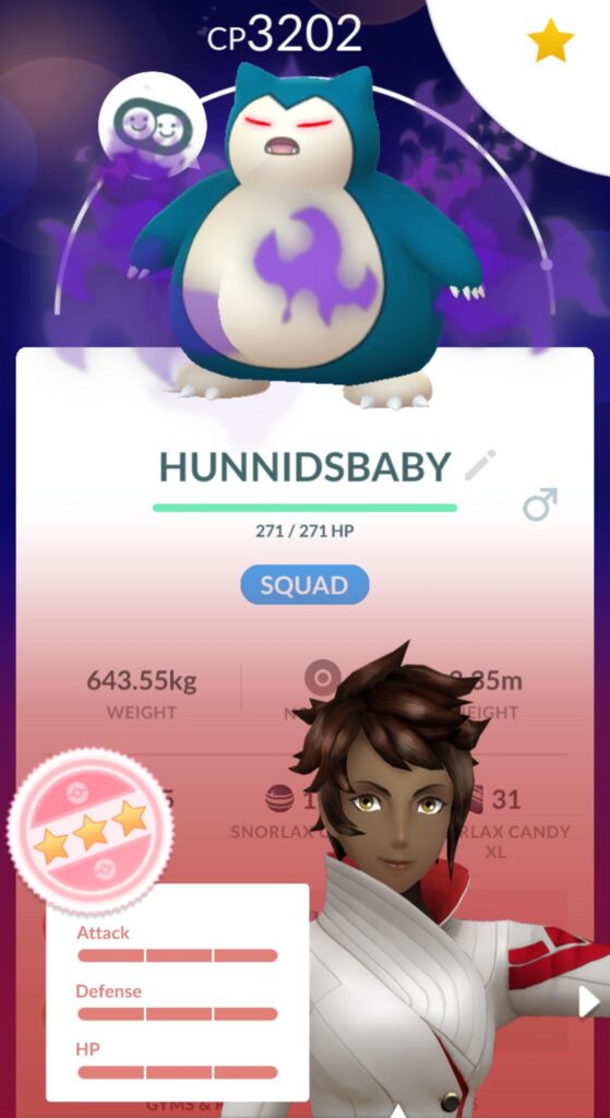 What are the odds of catching a 100% shadow SNORLAX?