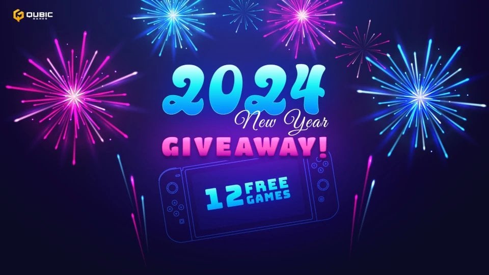 QubicGames Launches New Year Giveaway With 12 Free Switch Games (US)
