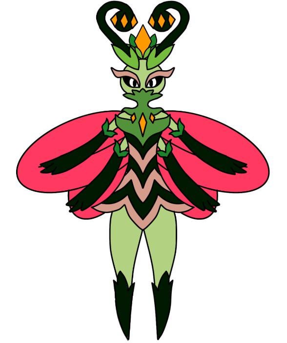 Grassip has finally evolved into Queenbeat(Grass/Rock type)so she can gruesomely ✨SLAY💅🏻 the competition!