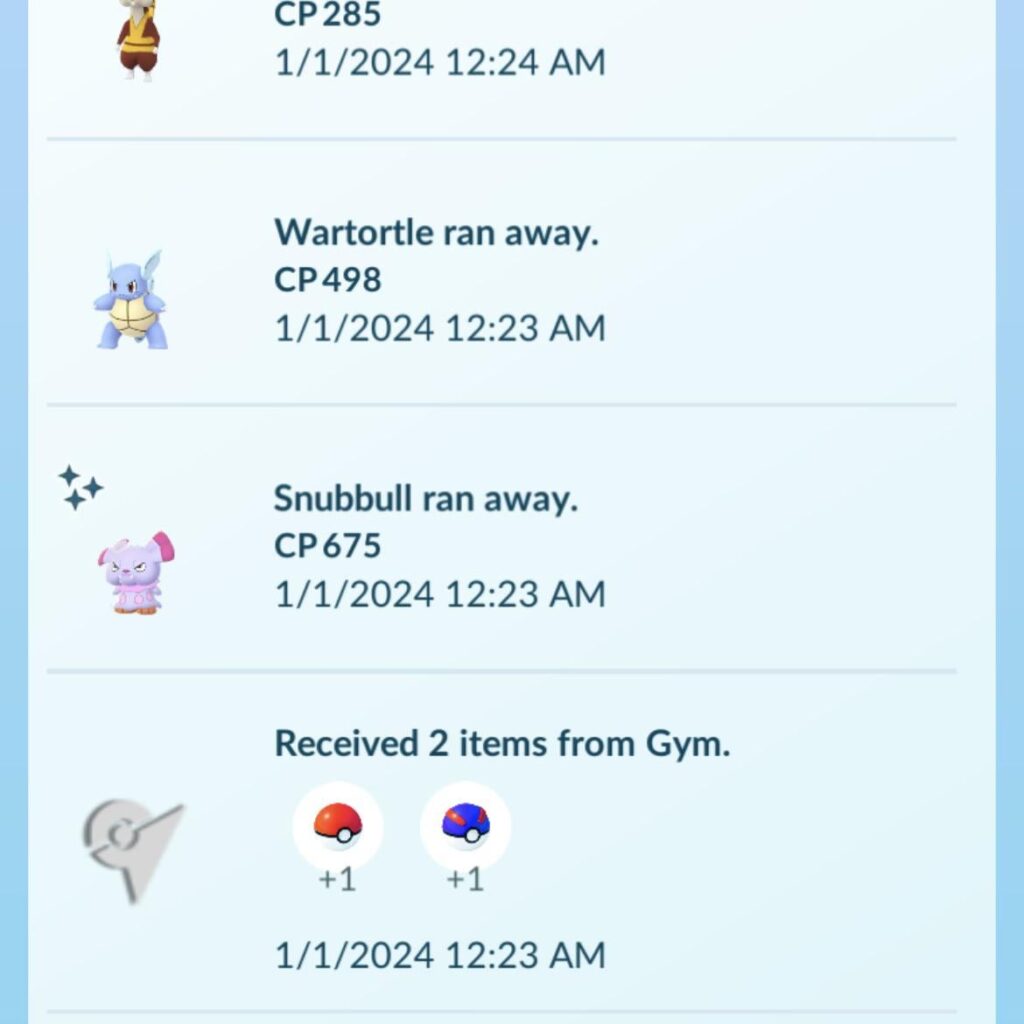 First missed shiny of the new year???