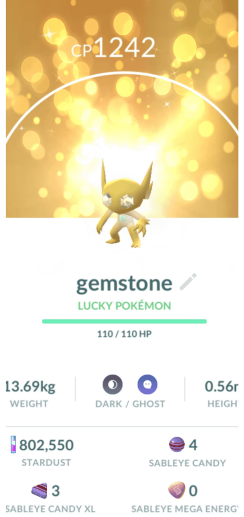 I'm a newer player but I finally got my favorite pokemon as a shiny!