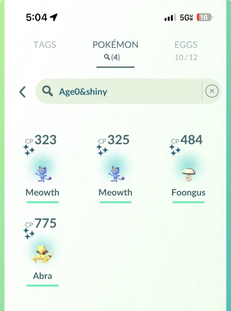 Shiny Meowths from research