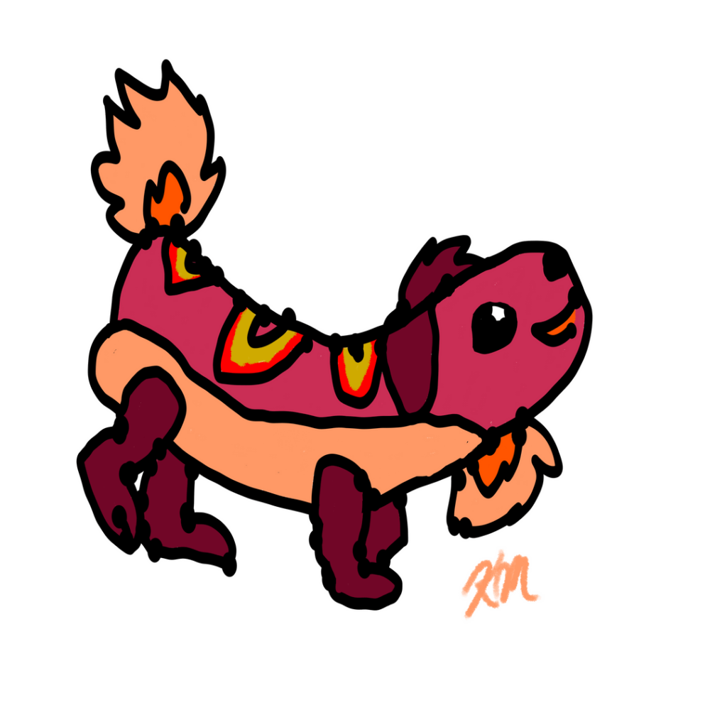 some silly fakemon I drew