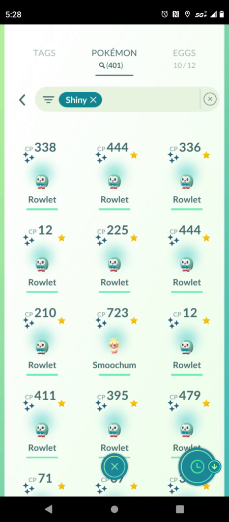No hundos.. shundos.. but so much mint!