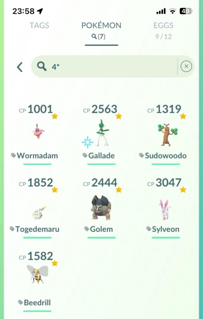 Pokemon caught vs. hundos