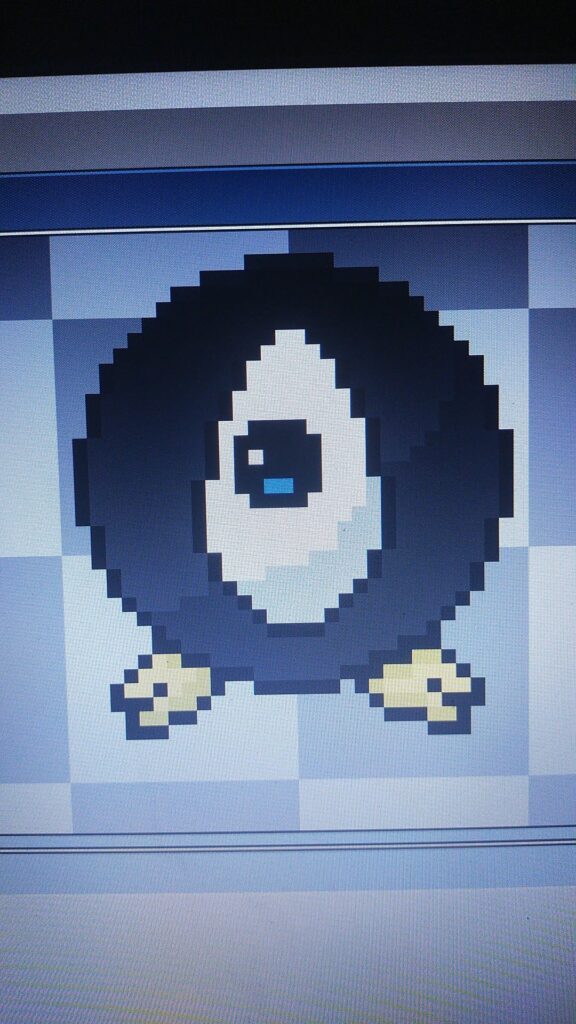 Introducing the first Fakemon I've sprited for my Pokémon fangame: Egguin!