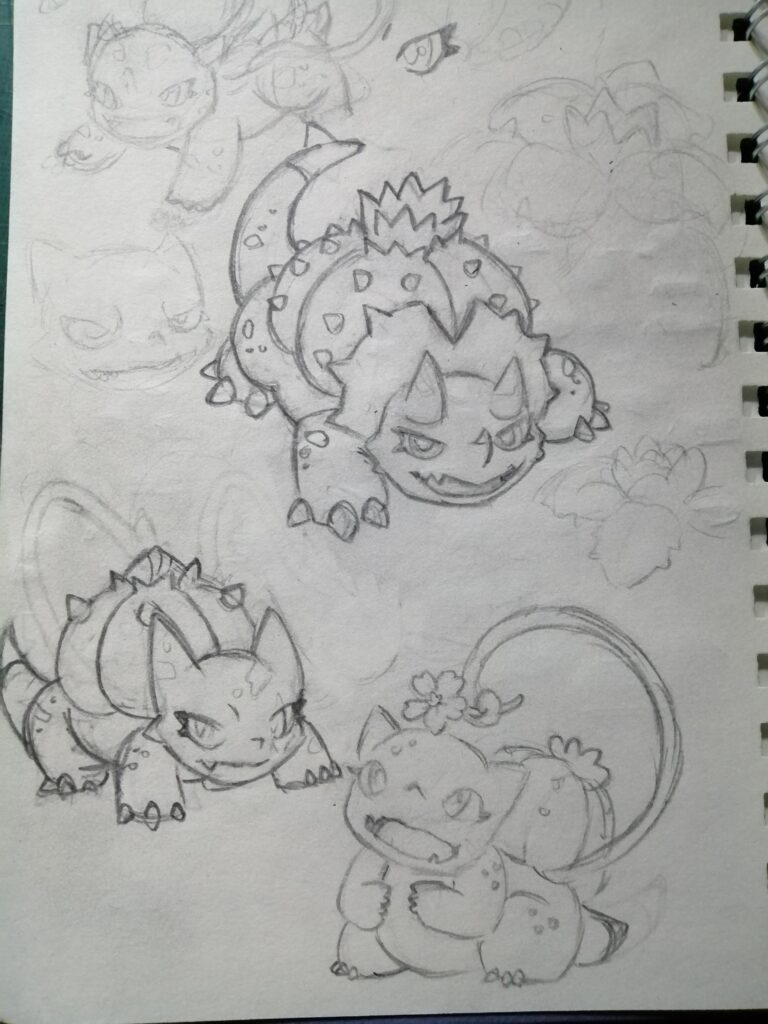 Hi, im redesign my favorite starter Bulbasaur.