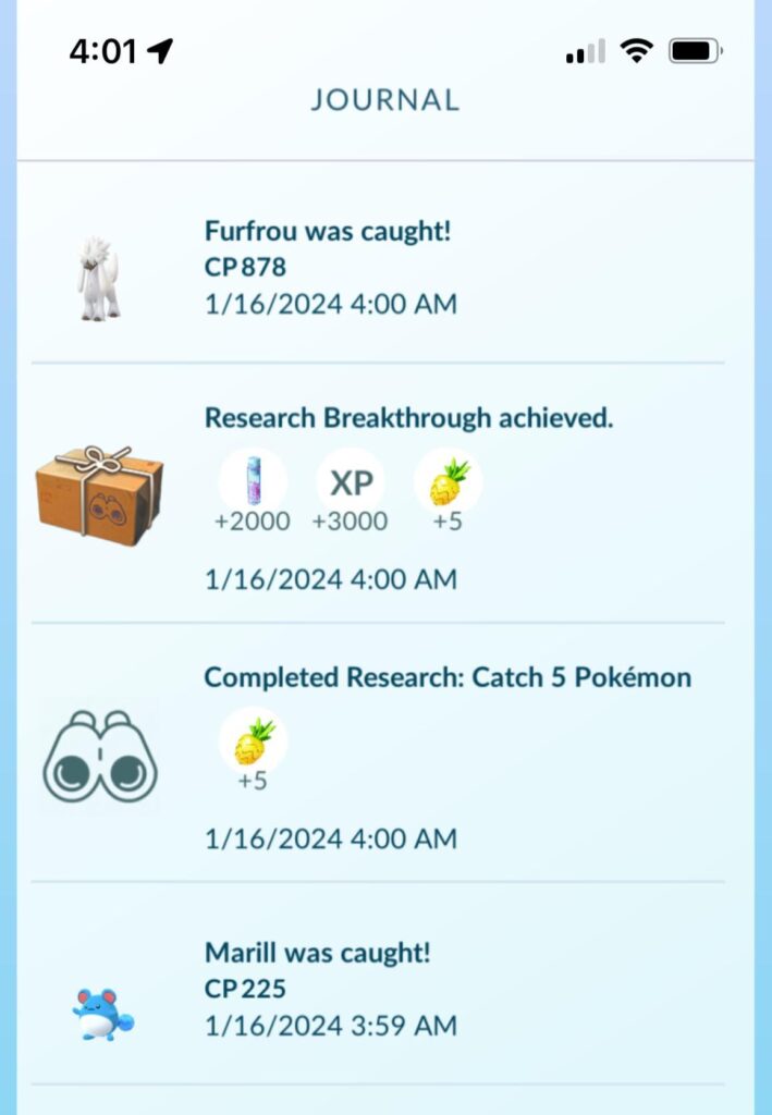 Whyyy is furfrou a research reward? UGH