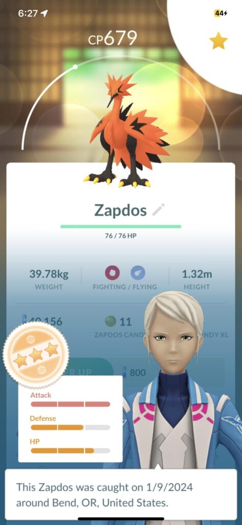 3⭐️ Legendary catch today!