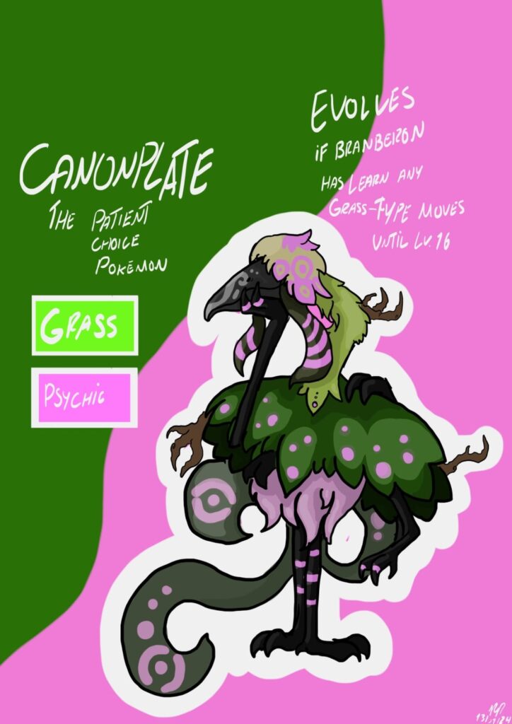 Bramberon normal and alternative second evolutions. (Canonplate and Cluttremble)