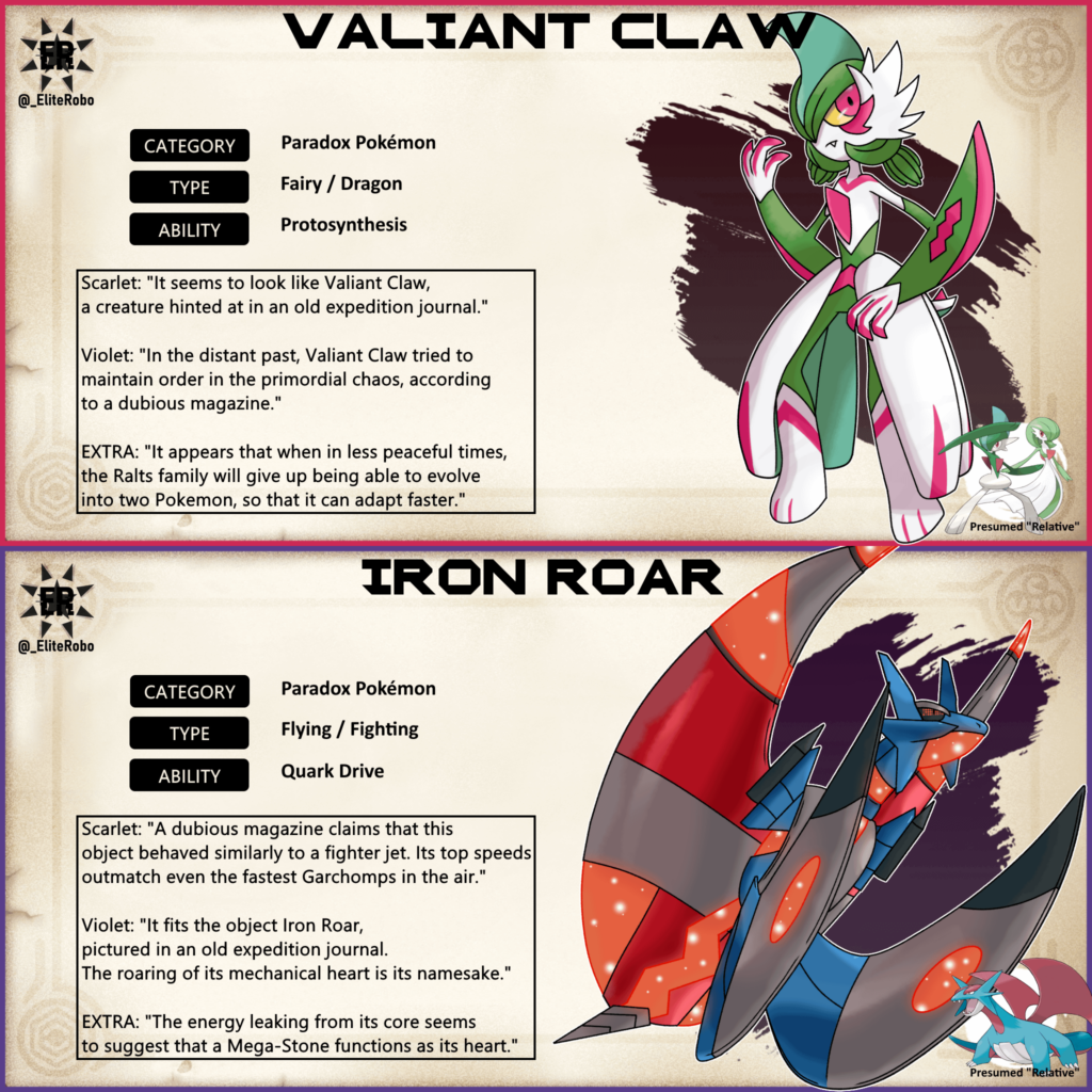 Paradox Gardevoir/Gallade and Salamence: Valiant Claw and Iron Roar!