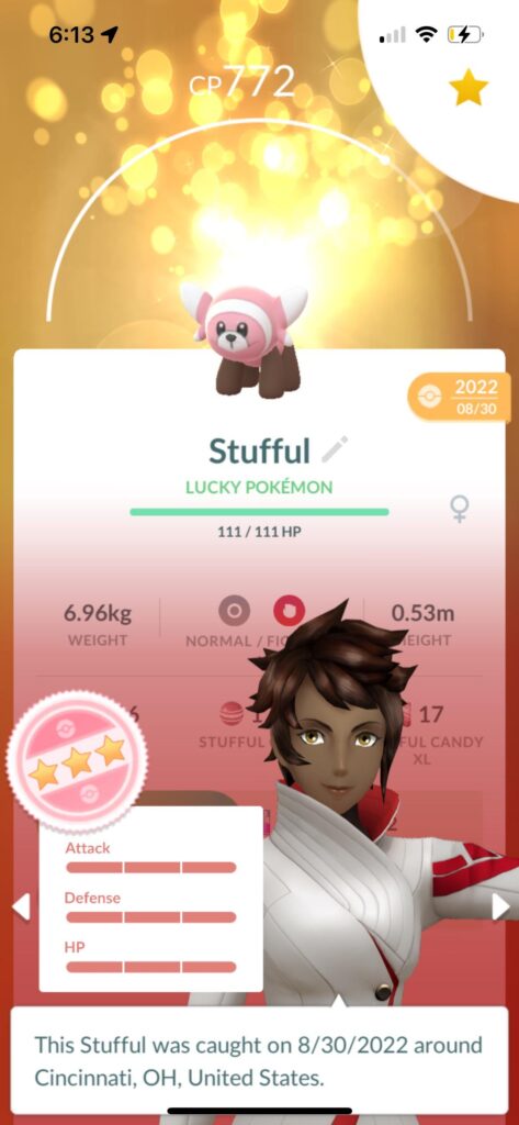 perfect lucky stufful!