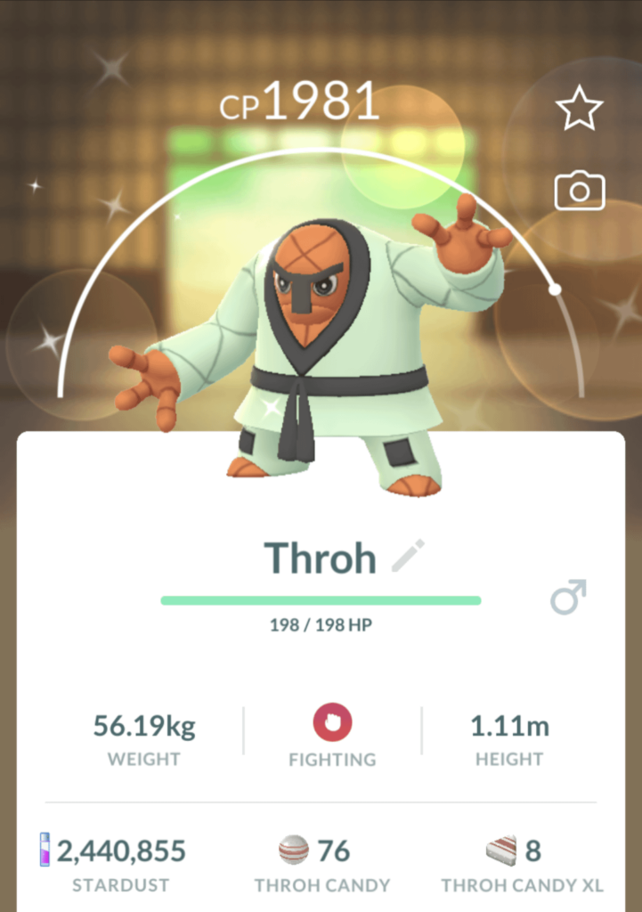 We finally get Throh in the southern hemisphere - but I wasn't expecting this much luck! [shiny Throh]