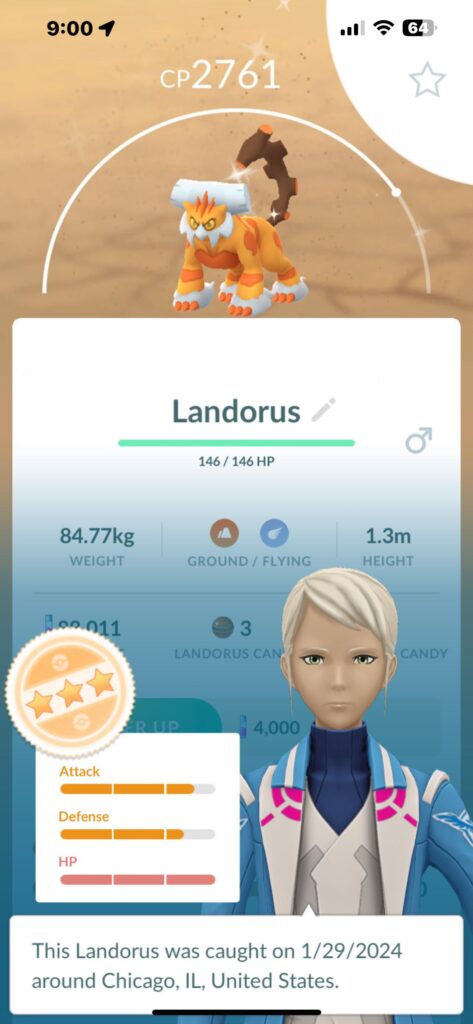 Shiny Landorus!