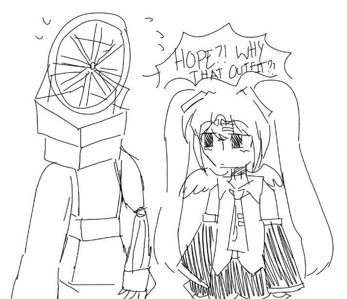 I was just making infini fanart but my intrusive thoughts won at me and made me draw this