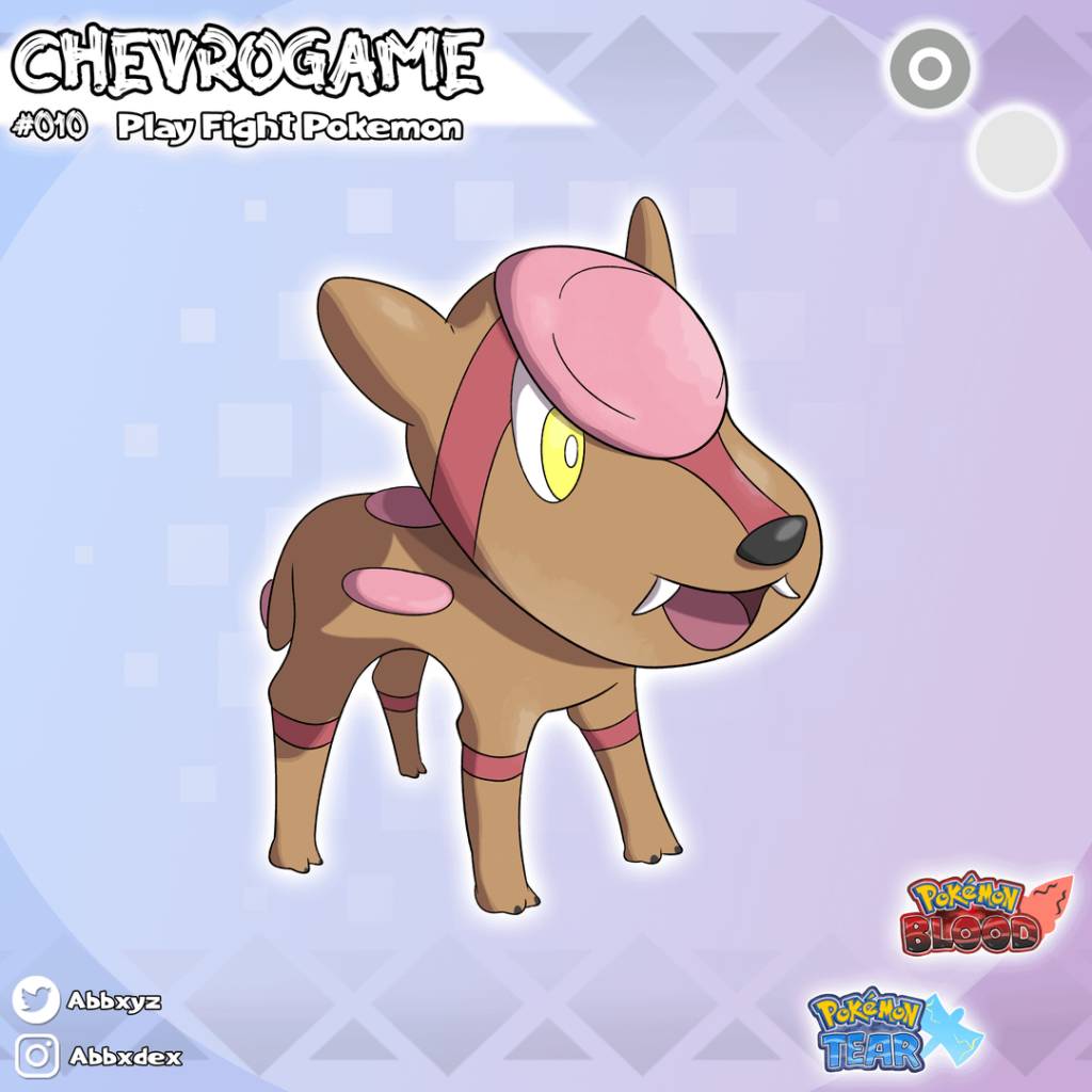 Early route mammal, Chevrogame, the Play Fight Pokemon