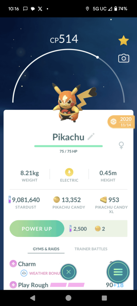 What's the most candy you have for a specific Pokemon?